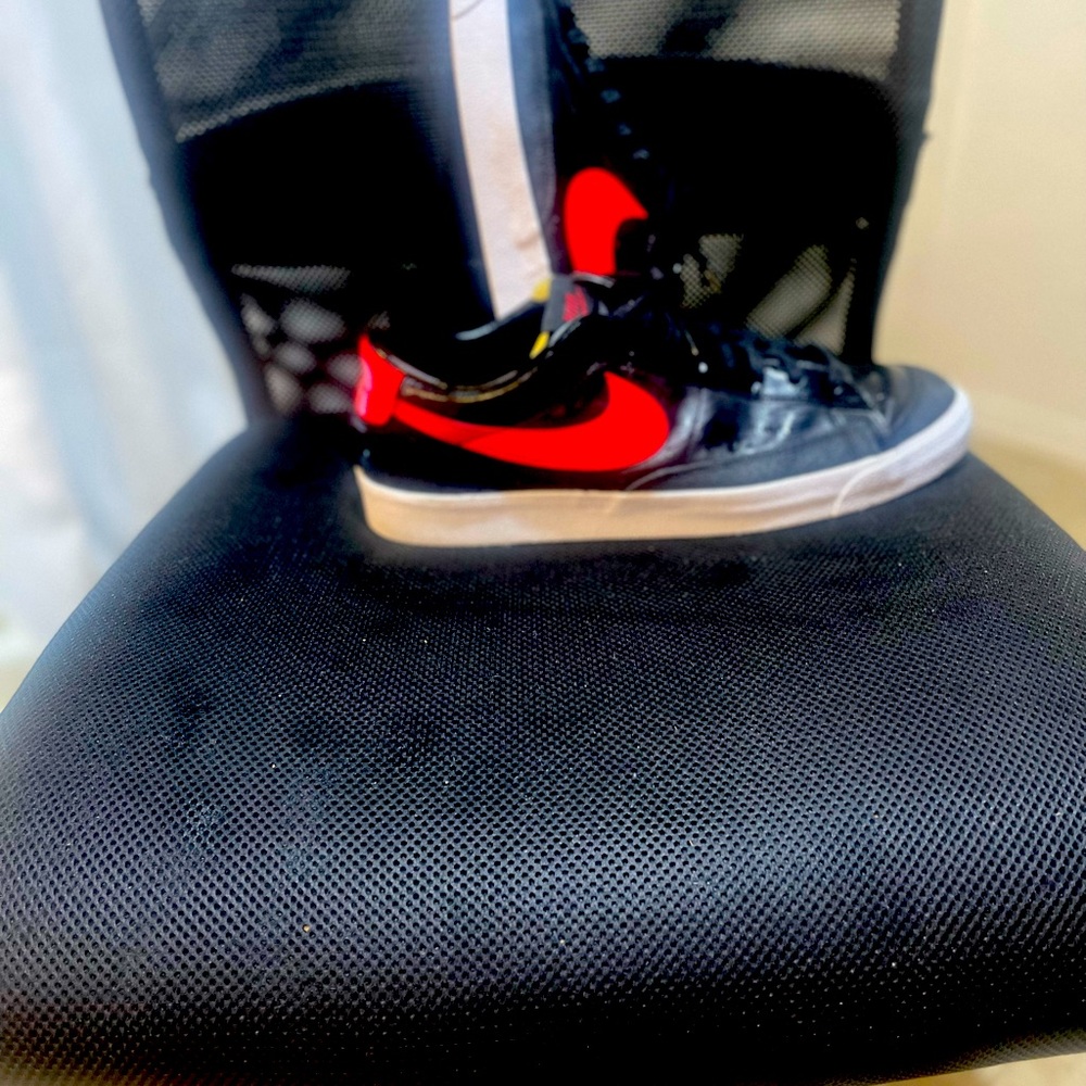 Nike Black and Red Sneakers